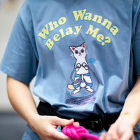 PODA Who Wanna Belay Me Relaxed Fit T-Shirt