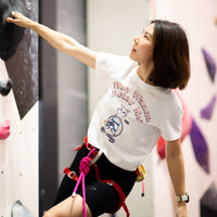 PODA Who Wanna Belay Me Crop T-Shirt