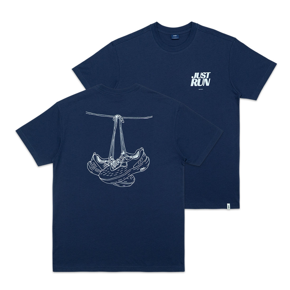 Just Run X Poda - Shoe Sketch Relaxed T-Shirt