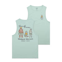 PODA - Send Crew Tank Top (Monkey)