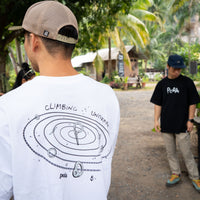 PODA Climbing Universe - Men's Oversized T-Shirt