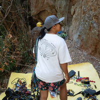 PODA Climbing Universe - Men's Oversized T-Shirt