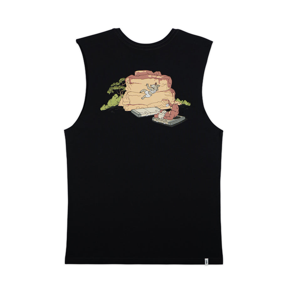 PODA - Men's Tank Top Bear & Serow