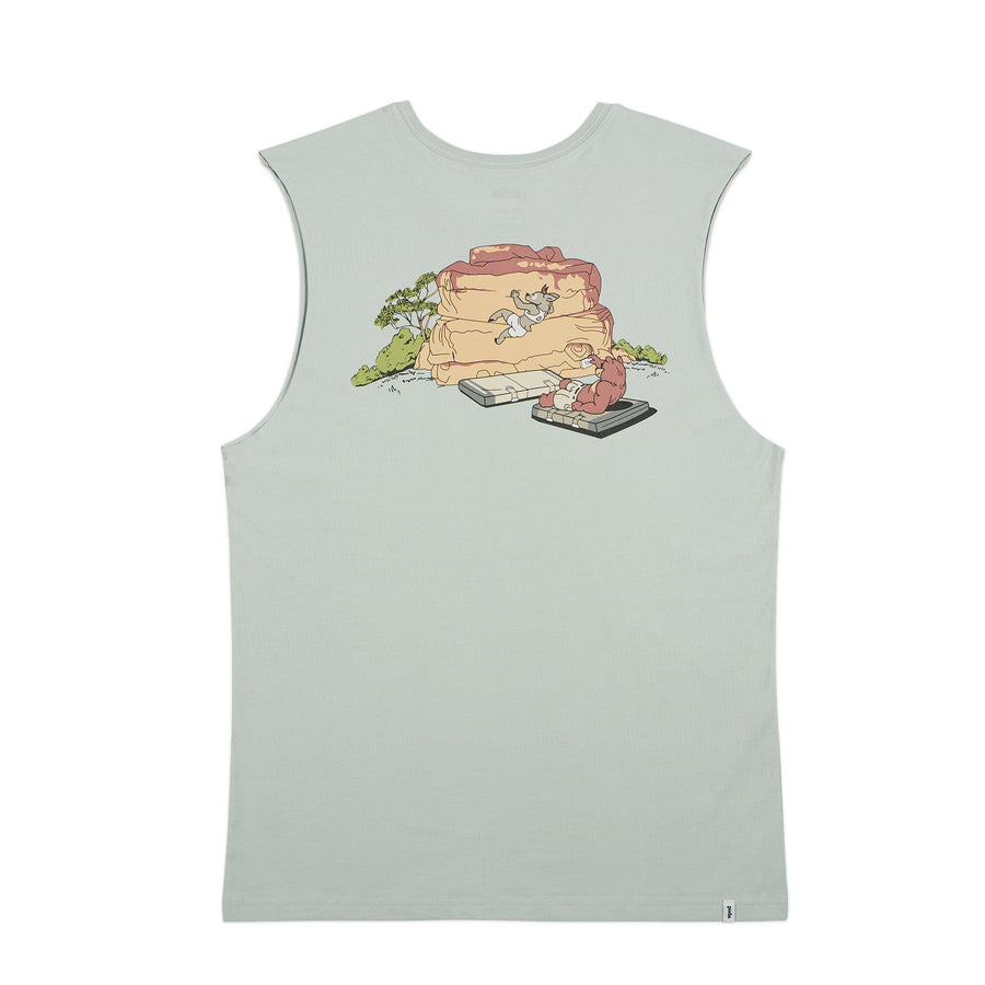 PODA - Men's Tank Top Bear & Serow