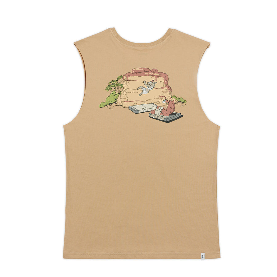 PODA - Men's Tank Top Bear & Serow