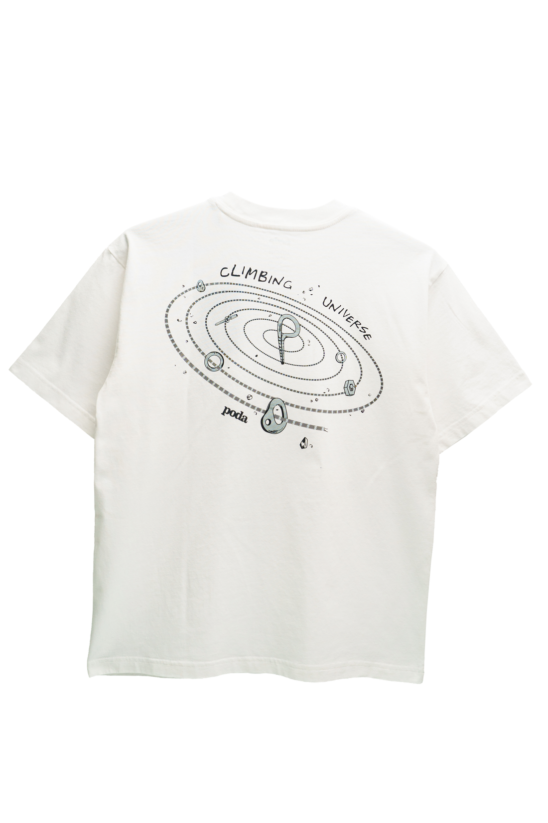 PODA Climbing Universe - Men's Oversized T-Shirt 2026