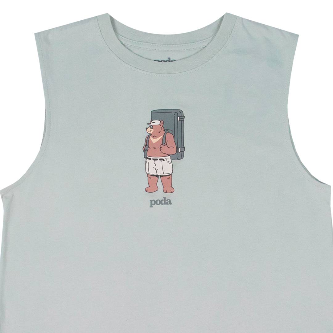 PODA - Women's Tank Top Crash Pad Bear