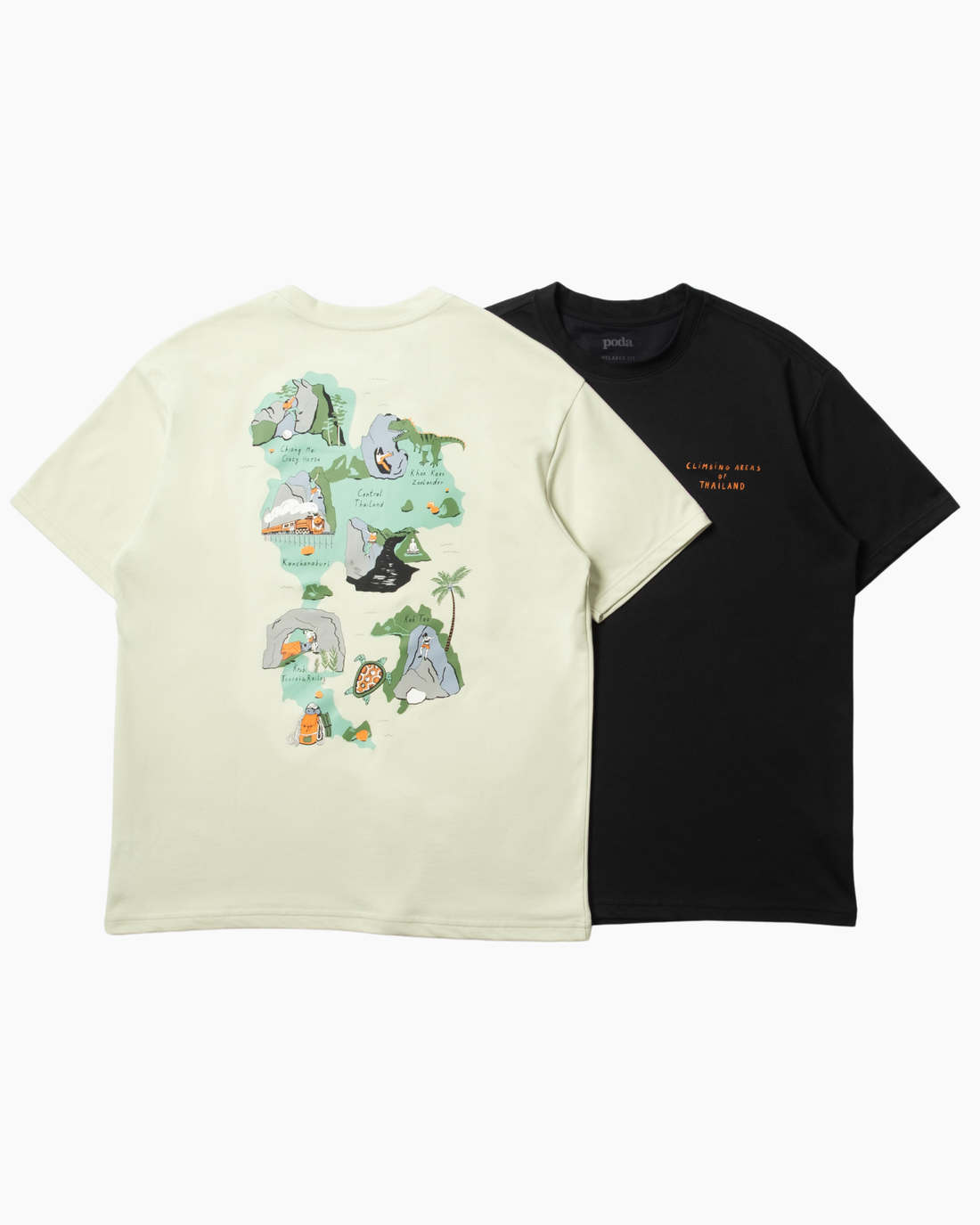 Relaxed Fit Dry-Tech Climbing Areas Of Thailand T-Shirt
