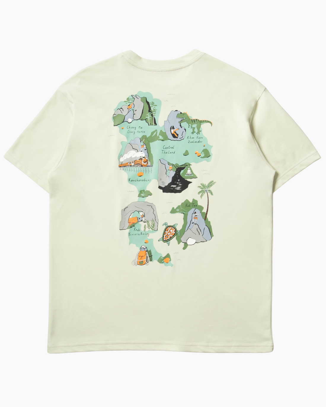 Relaxed Fit Dry-Tech Climbing Areas Of Thailand T-Shirt