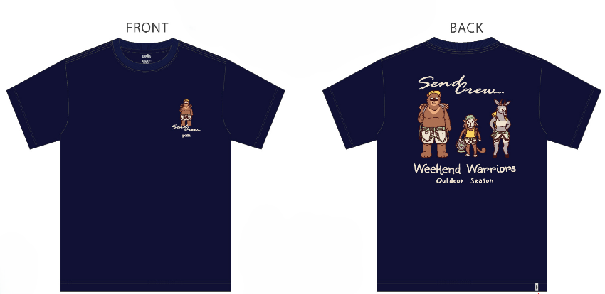 PODA - Send Crew T-Shirt (Bear)