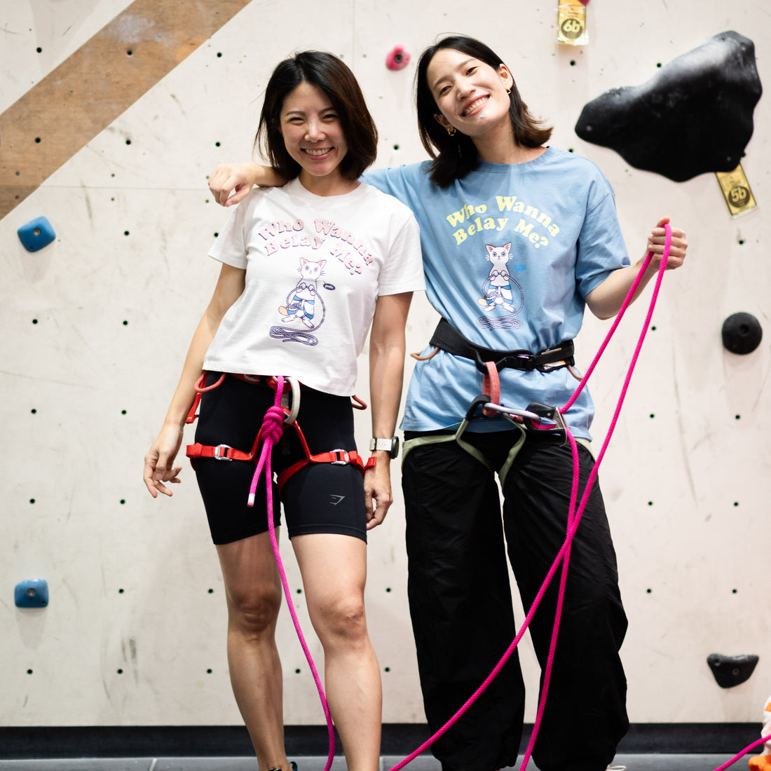 PODA Who Wanna Belay Me Crop T-Shirt