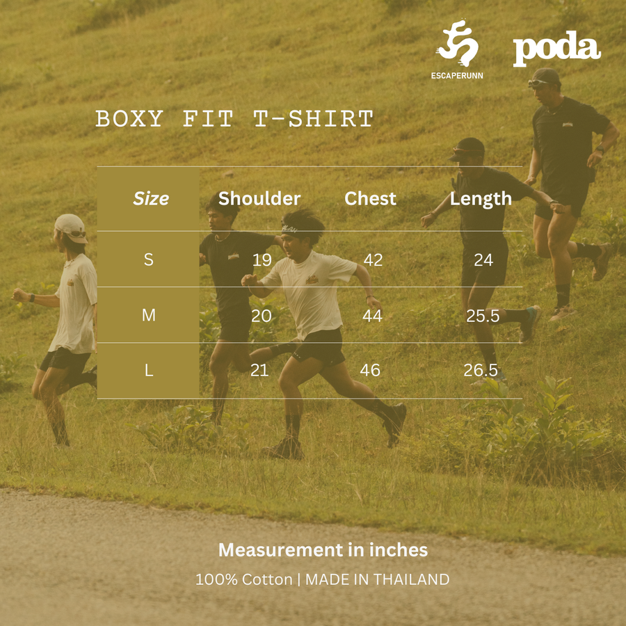 Escape Runn x Poda Boxy T-Shirt