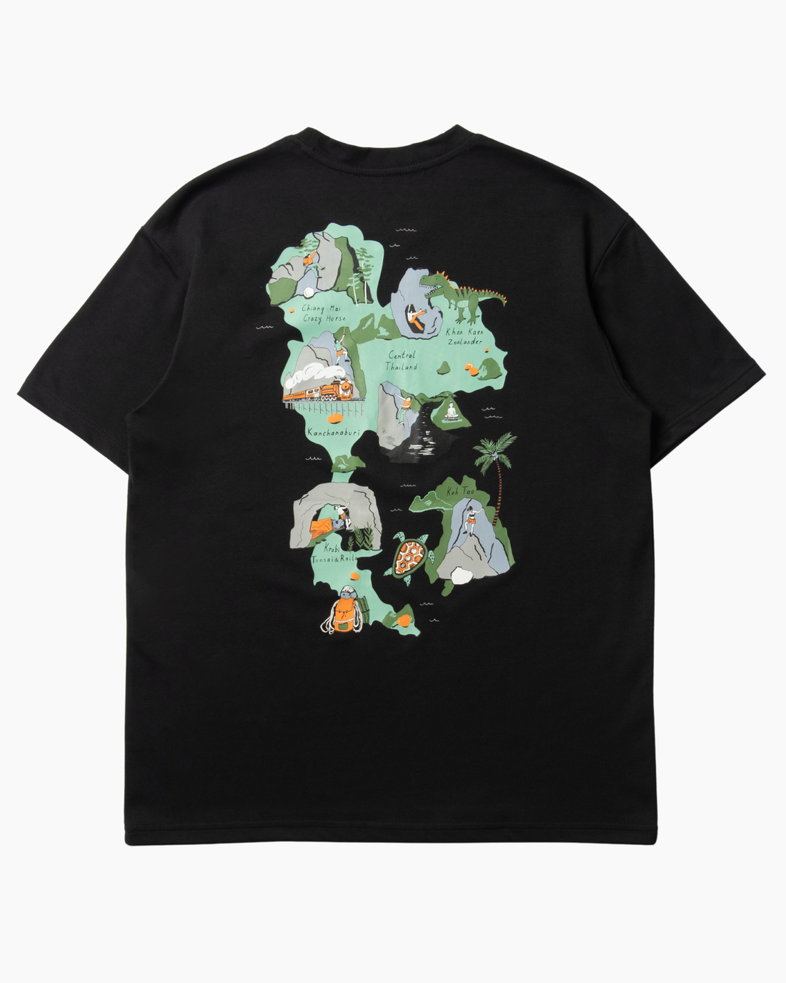 Relaxed Fit Dry-Tech Climbing Areas Of Thailand T-Shirt