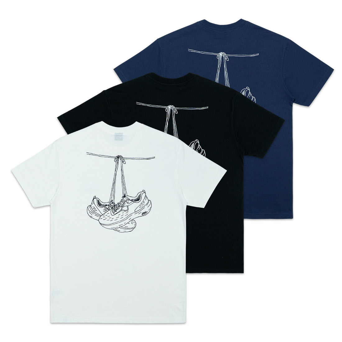Just Run X Poda - Shoe Sketch Relaxed T-Shirt