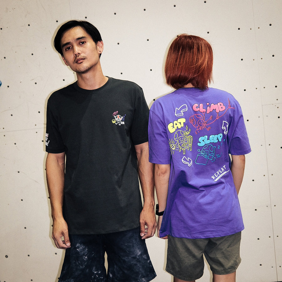 MUSHCLIMB x Poda - Eat, Climb, Repeat T-Shirt.