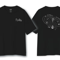 PODA Climbing Universe - Men's Oversized T-Shirt
