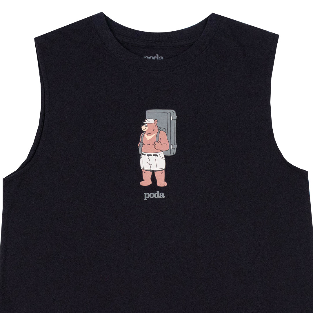 PODA - Women's Tank Top Crash Pad Bear