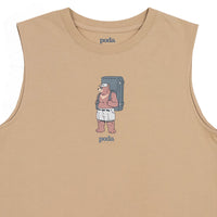 PODA - Women's Tank Top Crash Pad Bear