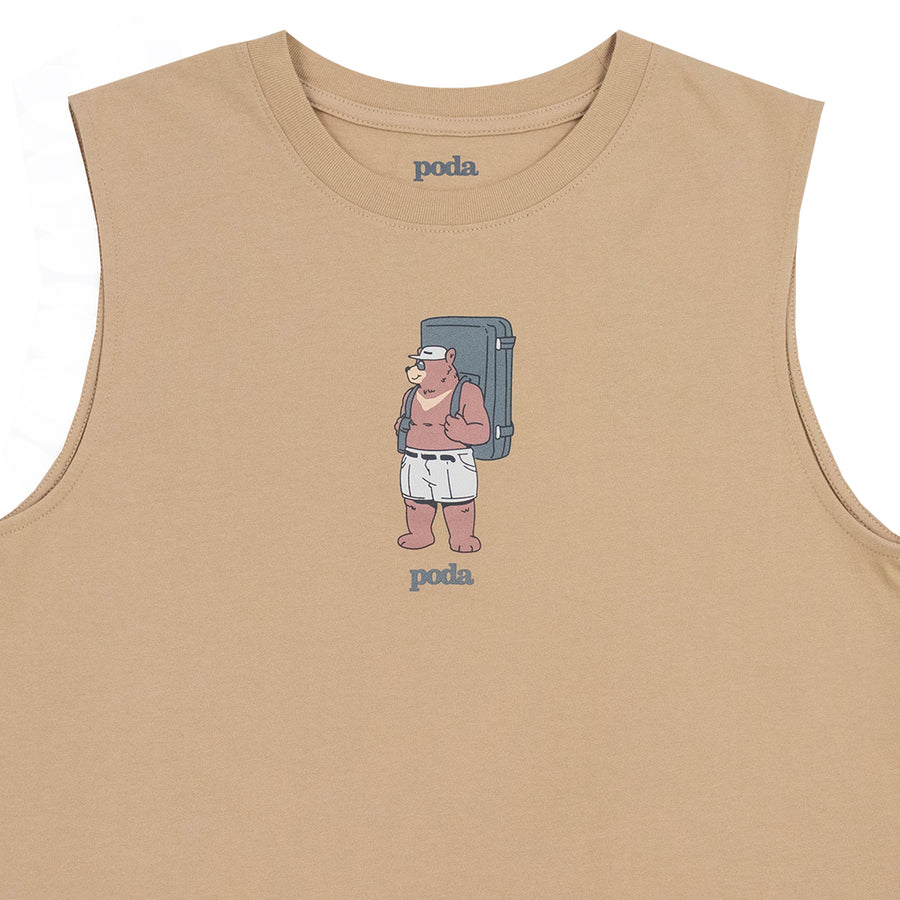 PODA - Women's Tank Top Crash Pad Bear