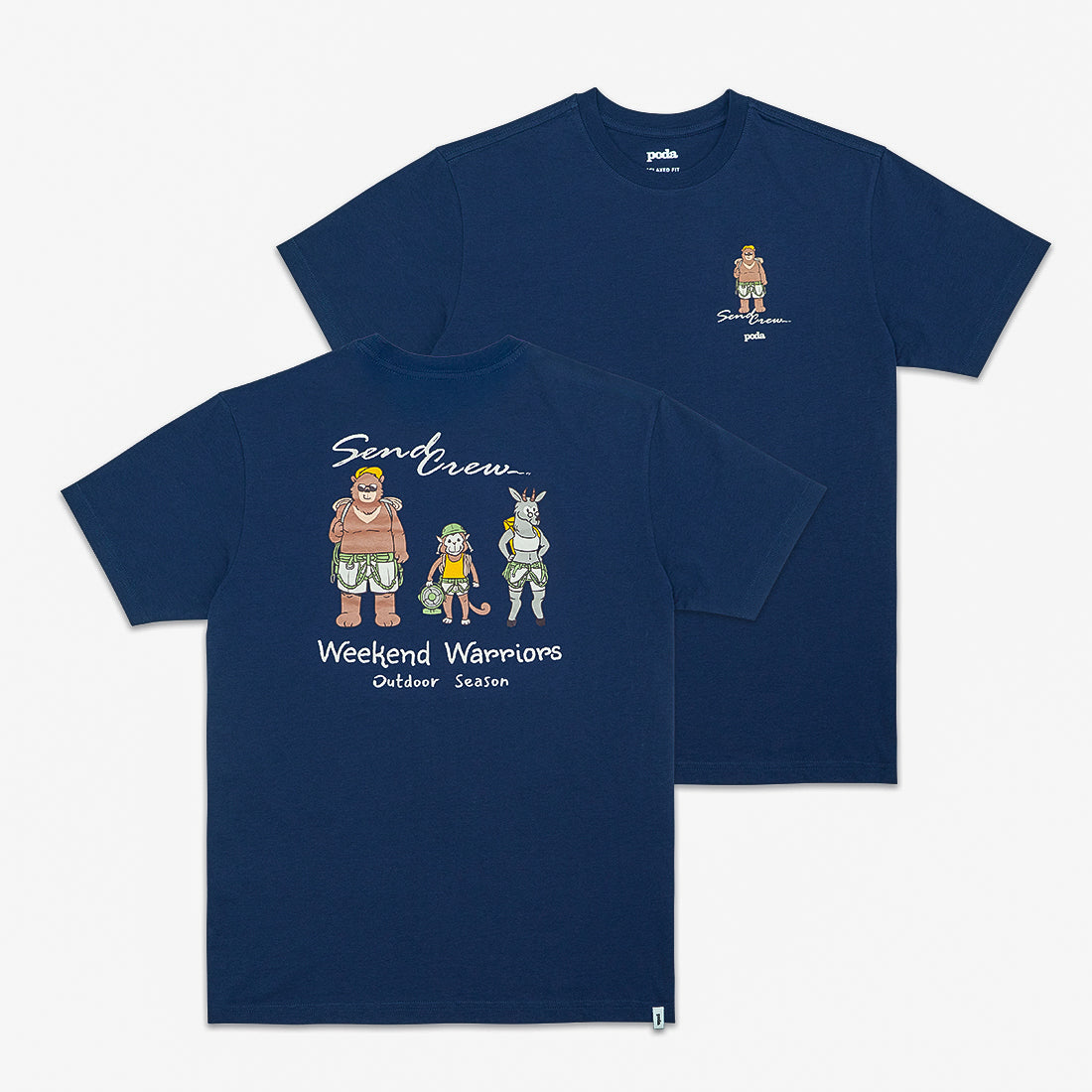 PODA - Send Crew T-Shirt (Bear)