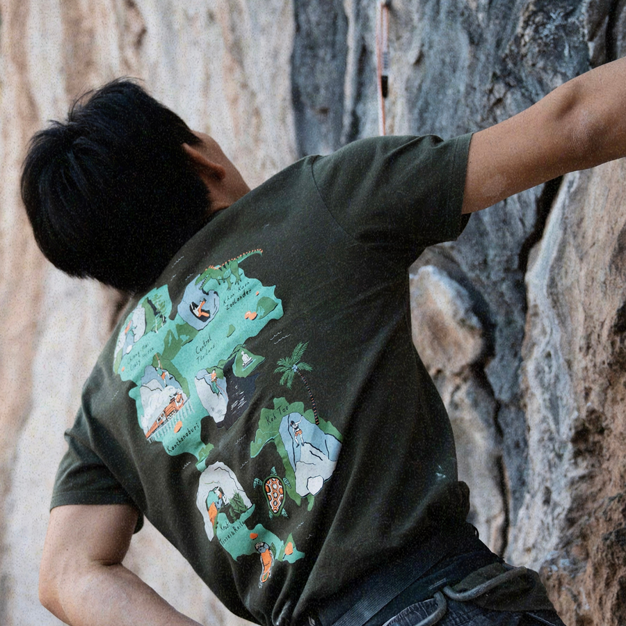 Men's Climbing Areas Of Thailand T-Shirt