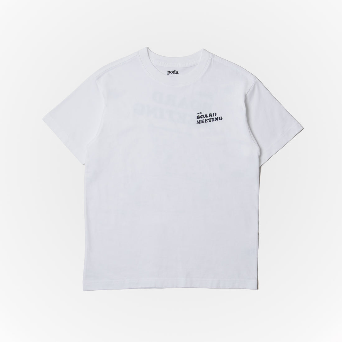 PODA Board Meeting Oversized Soft Cotton T-Shirt