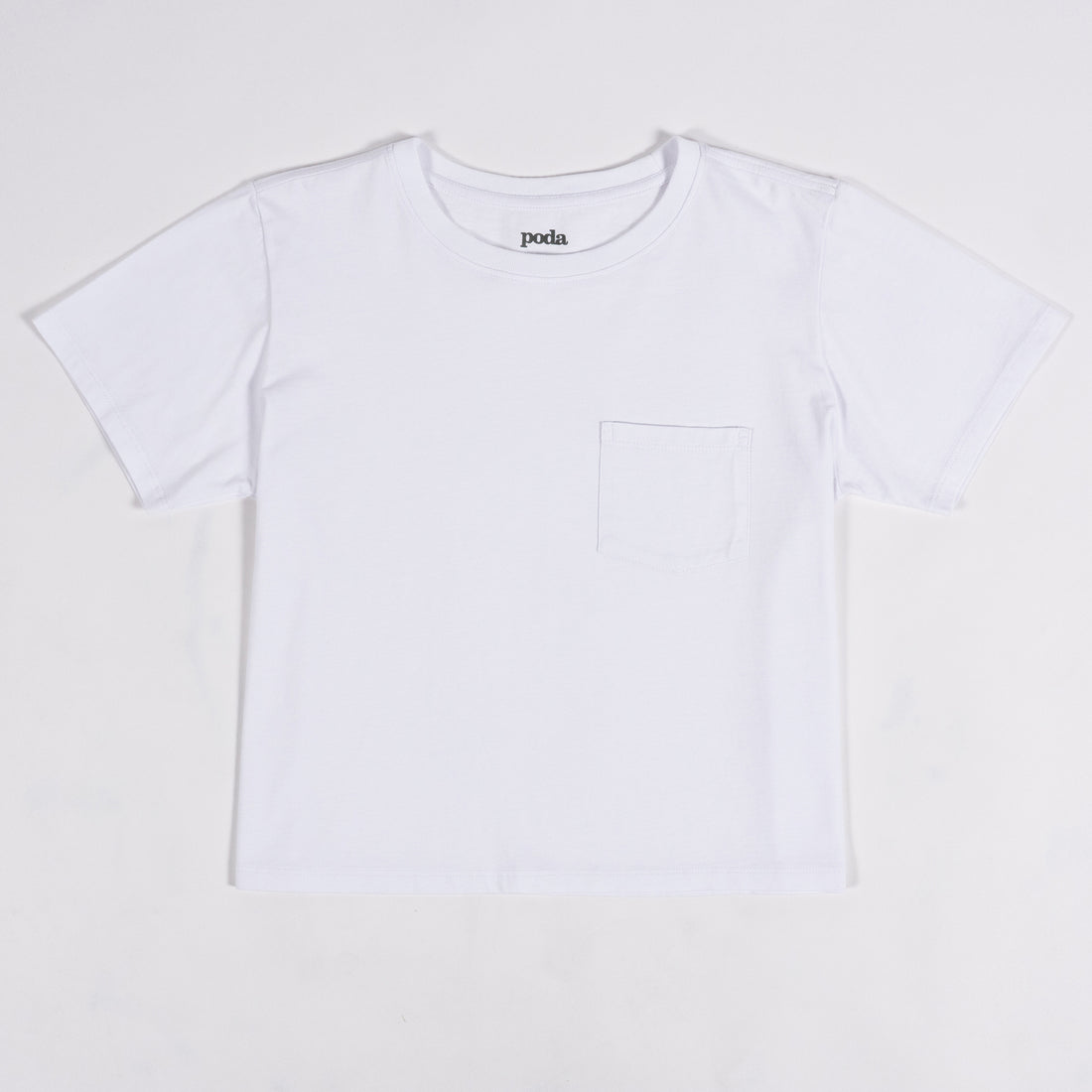 Women's Daily Cropped Pocket T-Shirt