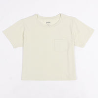 Women's Daily Cropped Pocket T-Shirt