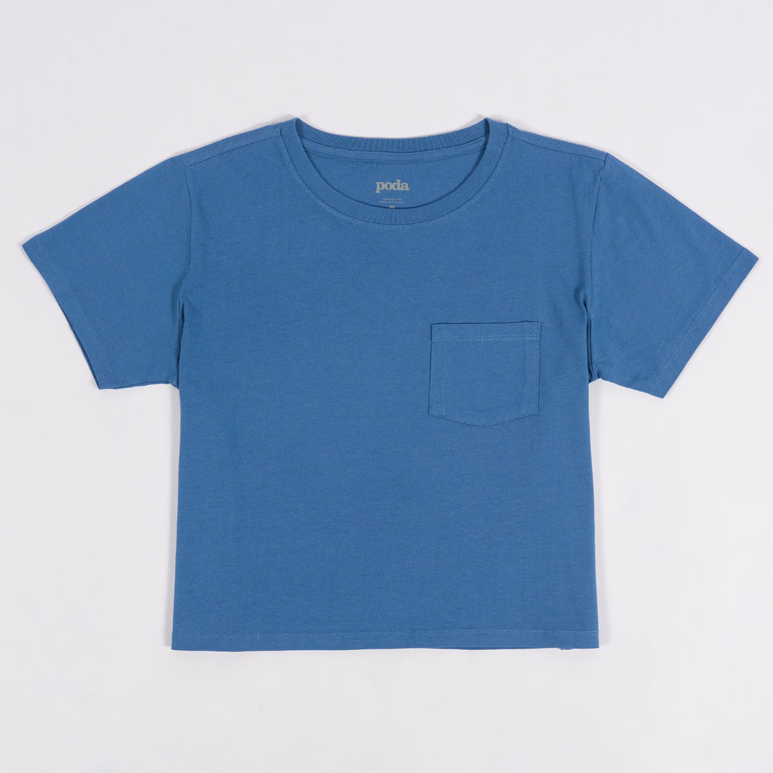 Women's Daily Cropped Pocket T-Shirt