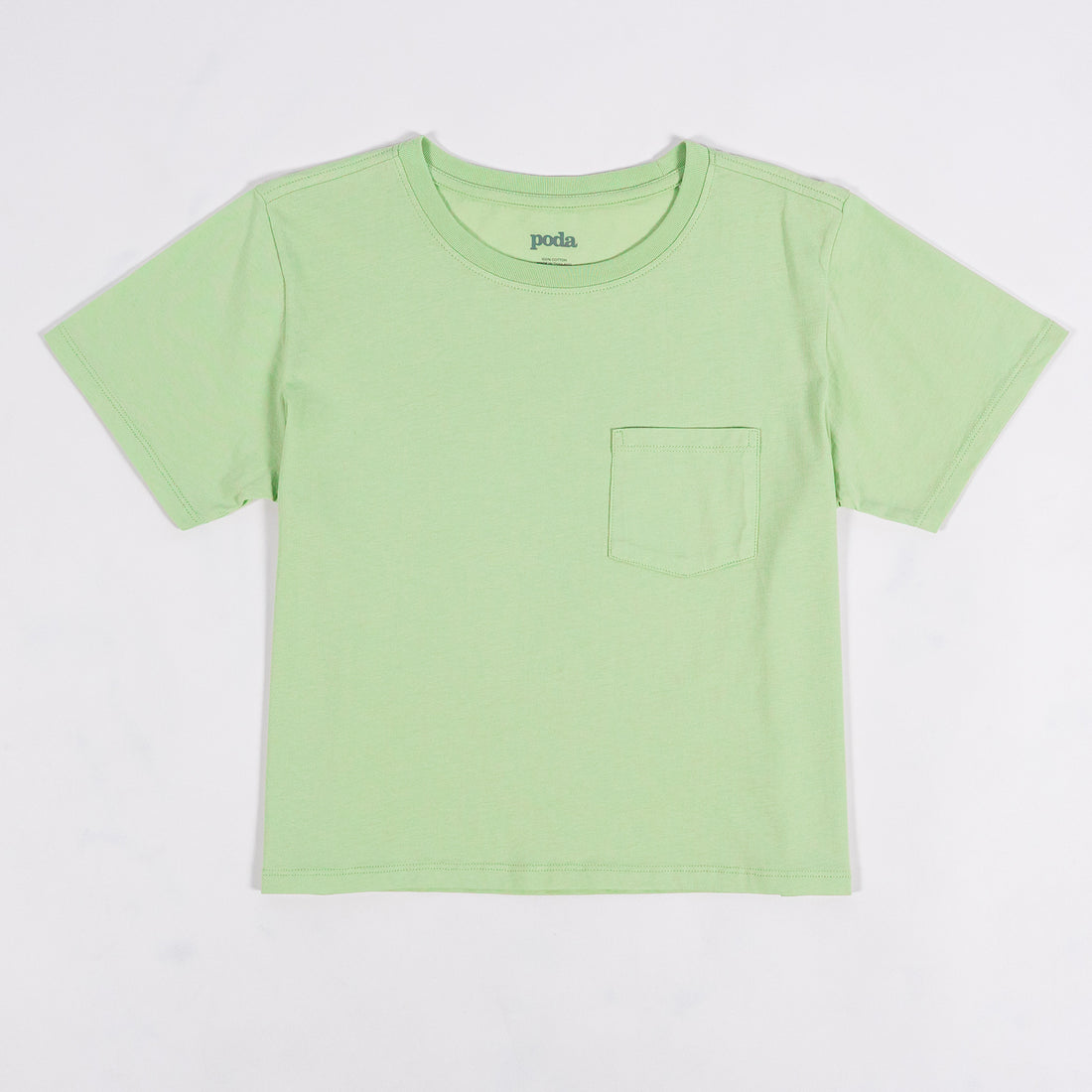 Women's Daily Cropped Pocket T-Shirt