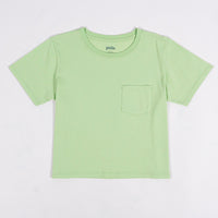 Women's Daily Cropped Pocket T-Shirt